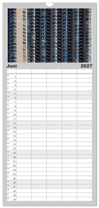 Fassadenpoesie – Muster & Strukturen aus New York (CALVENDO Familienplaner 2027)