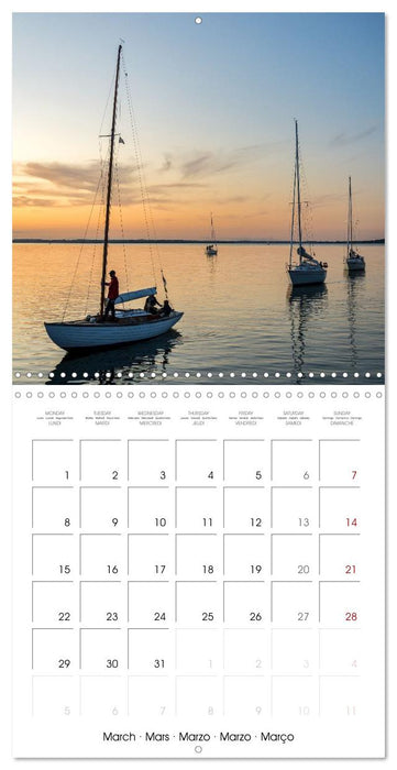 L’Allemagne du Nord – Dunes, vent et la vaste mer (CALVENDO Calendrier mensuel 2027)