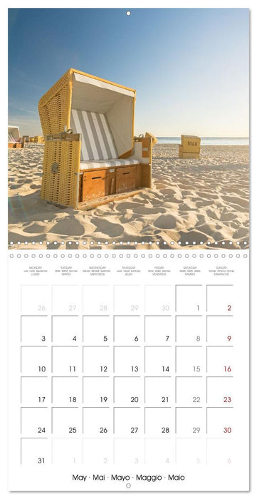 L’Allemagne du Nord – Dunes, vent et la vaste mer (CALVENDO Calendrier mensuel 2027)