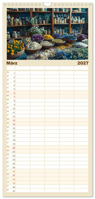 Heilung aus der Natur (CALVENDO Familienplaner 2027)