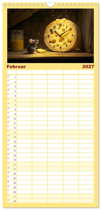 Mäuse würden Käse kaufen (CALVENDO Familienplaner 2027)