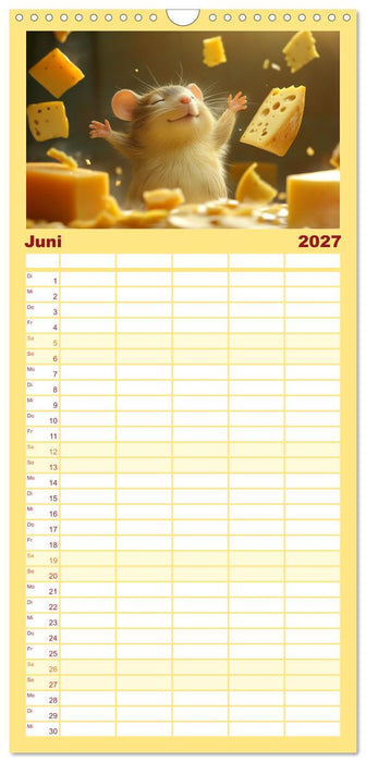 Mäuse würden Käse kaufen (CALVENDO Familienplaner 2027)