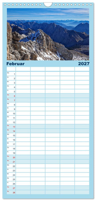Auf Hochtouren (CALVENDO Familienplaner 2027)
