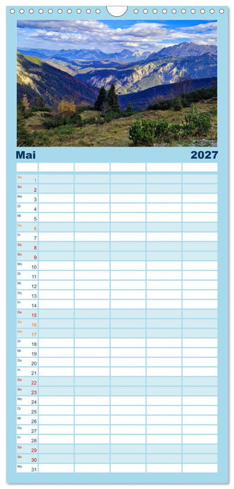 Auf Hochtouren (CALVENDO Familienplaner 2027)