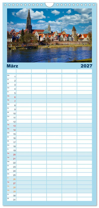 Die schöne blaue Donau (CALVENDO Familienplaner 2027)