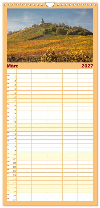 Indian Summer in Baden-Württemberg (CALVENDO Familienplaner 2027)