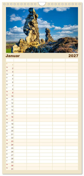 Fotospots in Deutschland (CALVENDO Familienplaner 2027)