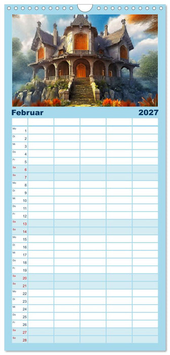 Plätze zum Träumen (CALVENDO Familienplaner 2027)