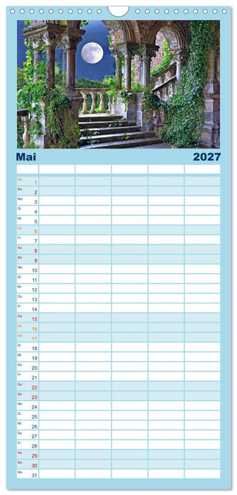 Plätze zum Träumen (CALVENDO Familienplaner 2027)