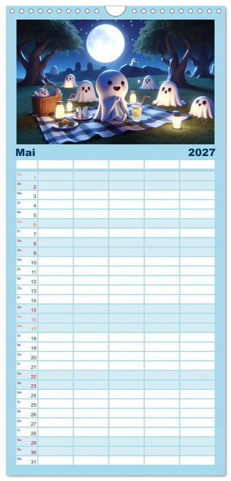 Spuk und Spiel: Ein Jahr mit kleinen Plagegeistern (CALVENDO Familienplaner 2027)