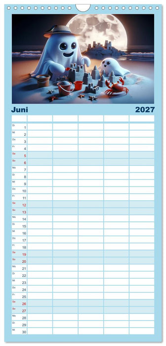 Spuk und Spiel: Ein Jahr mit kleinen Plagegeistern (CALVENDO Familienplaner 2027)