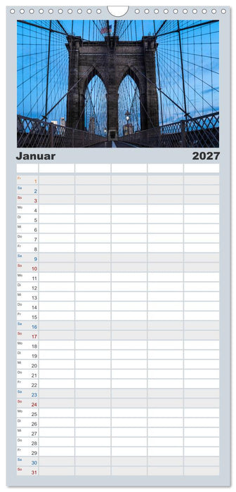 New York City - der besondere Blick auf Big Apple (CALVENDO Familienplaner 2027)