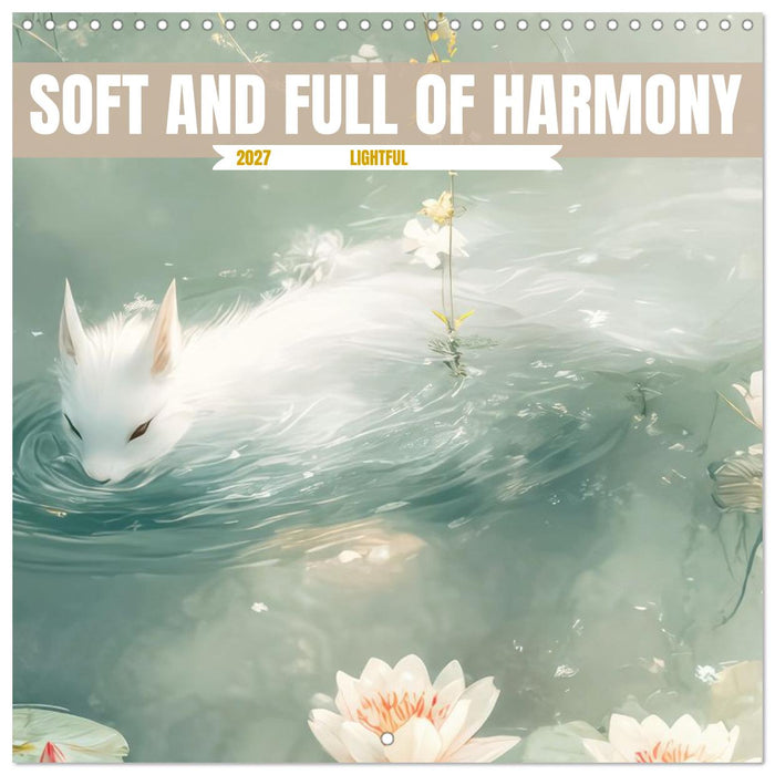 Soft and full of harmony - lightful (CALVENDO Monthly Calendar 2027)