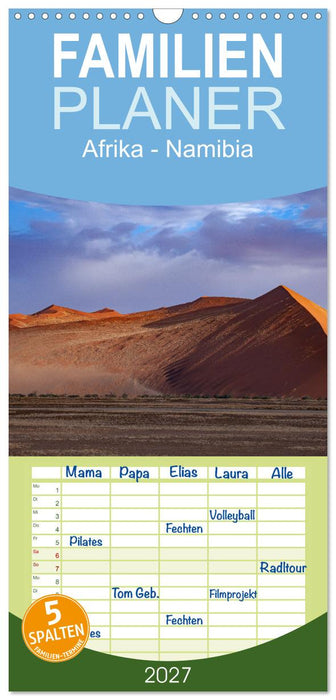 Afrika - Namibia (CALVENDO Familienplaner 2027)