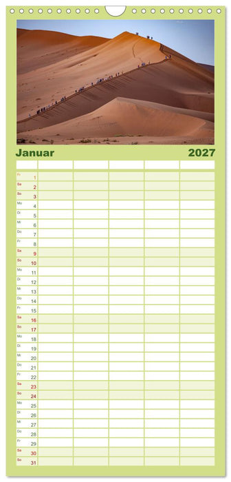 Afrika - Namibia (CALVENDO Familienplaner 2027)