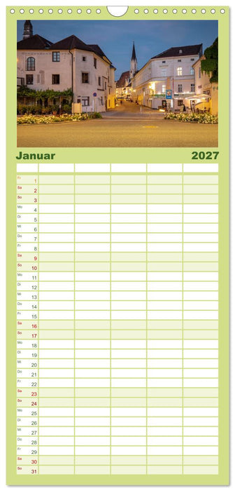 Zauberhafte Wachau (CALVENDO Familienplaner 2027)