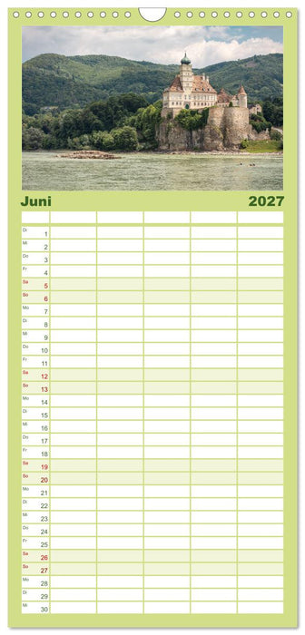 Zauberhafte Wachau (CALVENDO Familienplaner 2027)