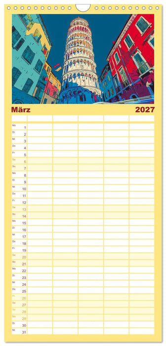 Comic City (CALVENDO Familienplaner 2027)