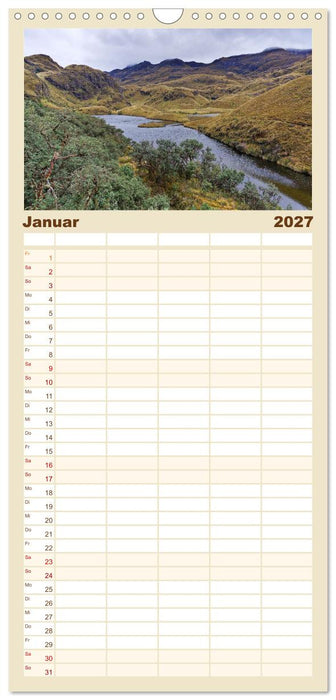 Entdecke Ecuador (CALVENDO Familienplaner 2027)