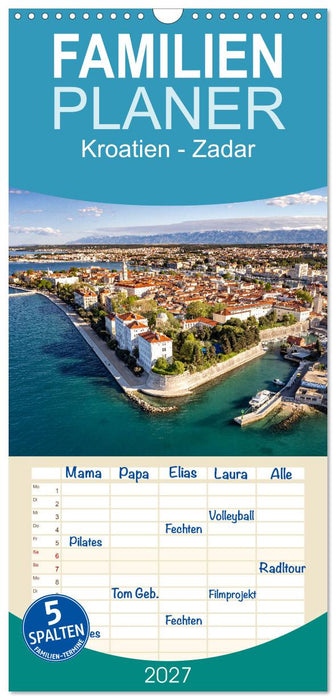 Kroatien - Zadar (CALVENDO Familienplaner 2027)