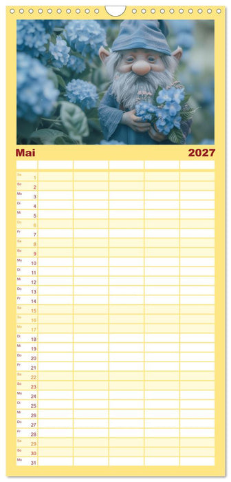 Auf den Spuren der Zwerge (CALVENDO Familienplaner 2027)