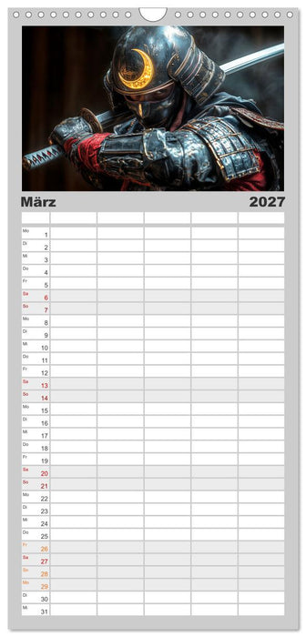 Mein Samurai (CALVENDO Familienplaner 2027)