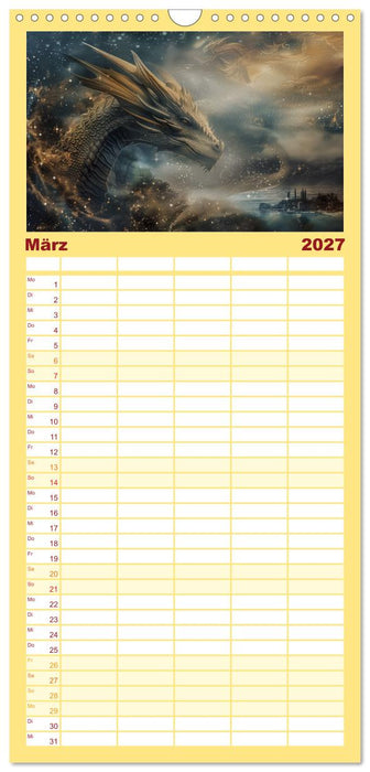 Drachenhüter (CALVENDO Familienplaner 2027)