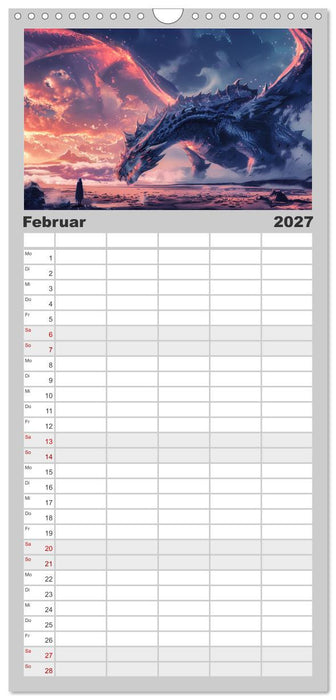 Das Jahr der Drachen (CALVENDO Familienplaner 2027)