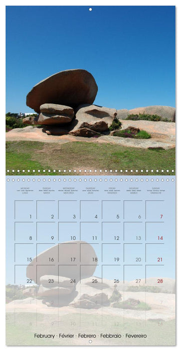 BRETAGNE - Évasion au cœur de la côte bretonne (CALVENDO Calendrier mensuel 2027)