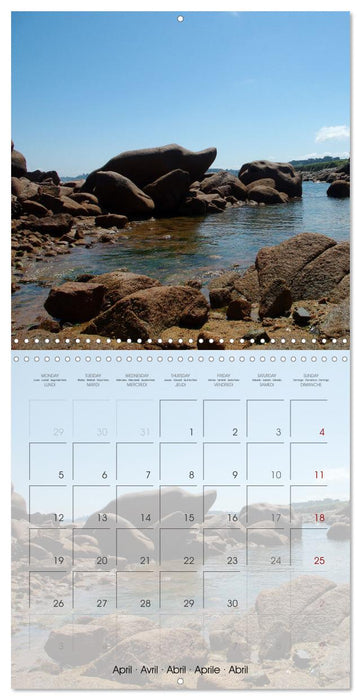 BRETAGNE - Évasion au cœur de la côte bretonne (CALVENDO Calendrier mensuel 2027)