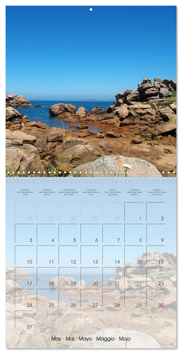 BRETAGNE - Évasion au cœur de la côte bretonne (CALVENDO Calendrier mensuel 2027)