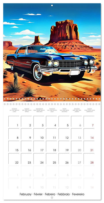 Vintage Classic Cars - America (CALVENDO Monthly Calendar 2027)