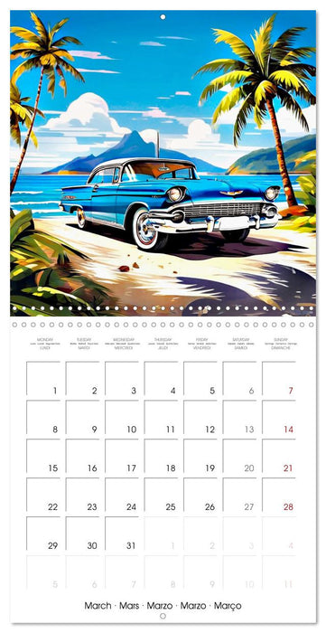 Vintage Classic Cars - America (CALVENDO Monthly Calendar 2027)