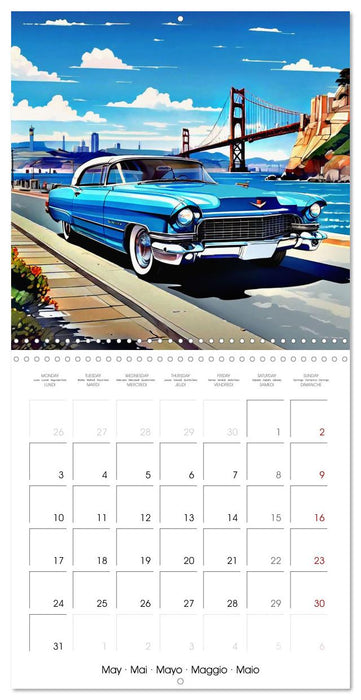 Vintage Classic Cars - America (CALVENDO Monthly Calendar 2027)