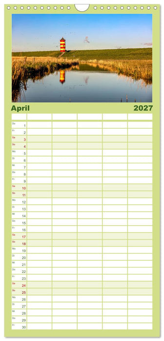 Bezauberndes Ostfriesland (CALVENDO Familienplaner 2027)