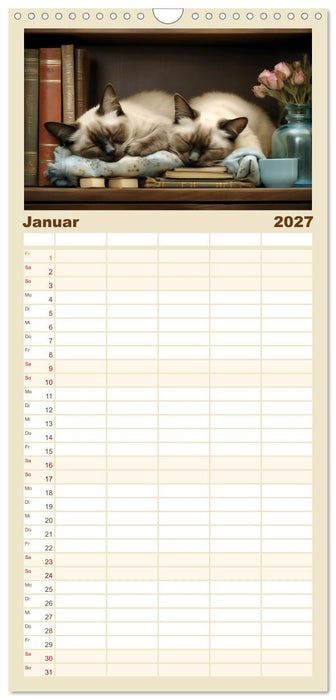 Lieblingsschlafplätze (CALVENDO Familienplaner 2027)