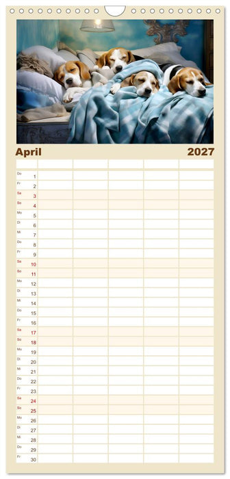 Lieblingsschlafplätze (CALVENDO Familienplaner 2027)
