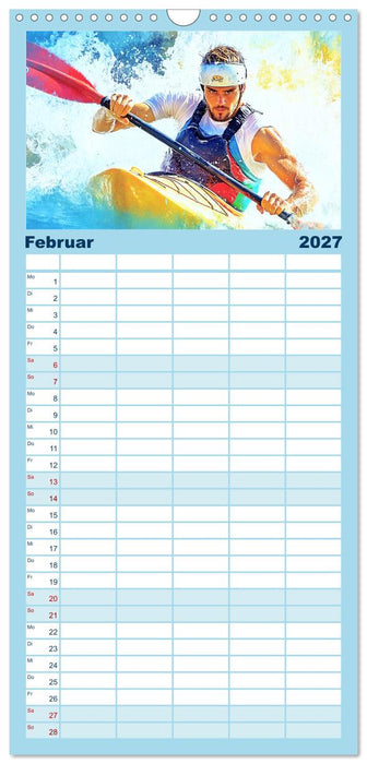 Kunst des Sports (CALVENDO Familienplaner 2027)
