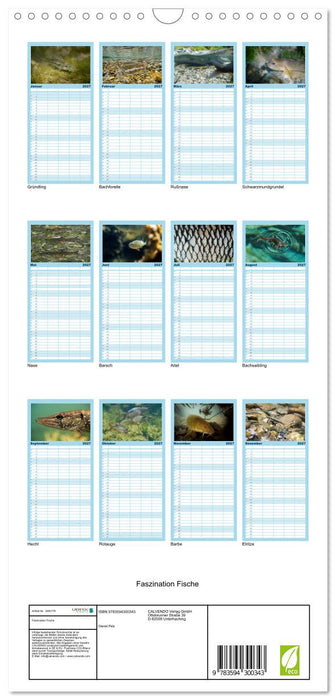 Faszination Fische (CALVENDO Familienplaner 2027)