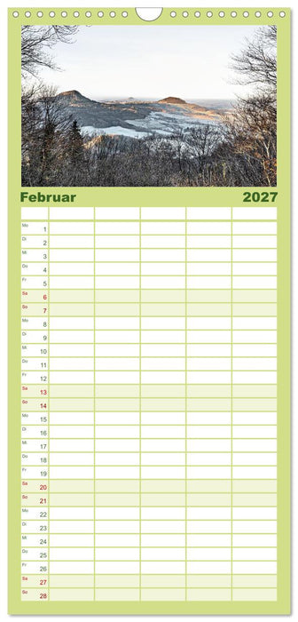 Traumkulisse Schwäbische Alb (CALVENDO Familienplaner 2027)