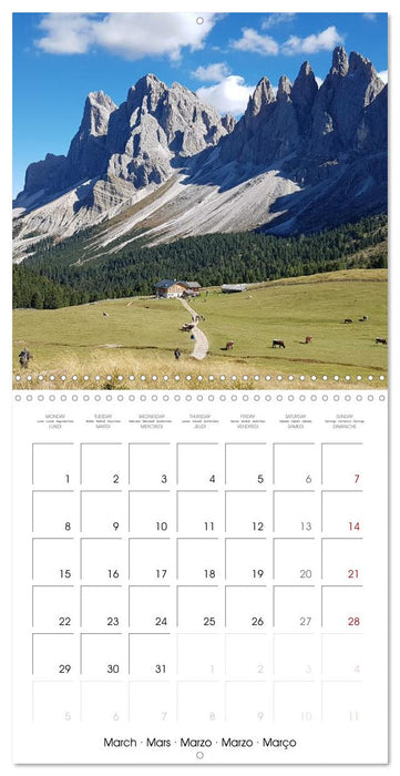 Europe on Foot (CALVENDO Monthly Calendar 2027)