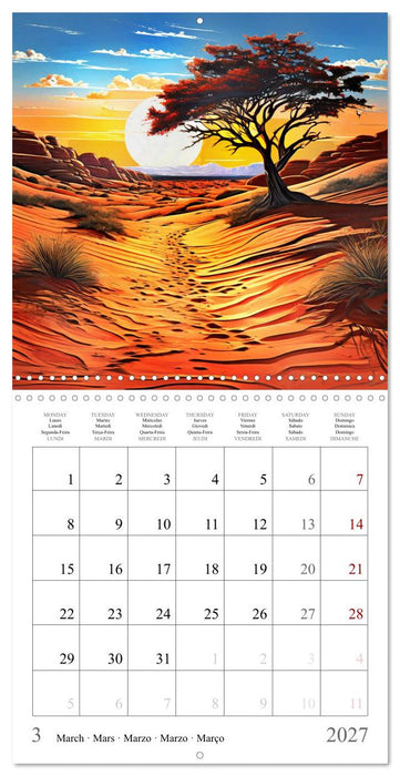 Landscapes - Oases of Peace and Relaxation (CALVENDO Monthly Calendar 2027)