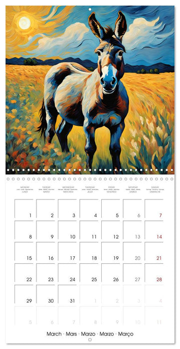 Des amis animaux (CALVENDO Calendrier mensuel 2027)