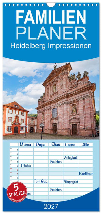 Heidelberg Impressionen (CALVENDO Familienplaner 2027)