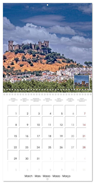 Fortresses and castles in Spain (CALVENDO Monthly Calendar 2027)