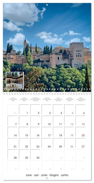 Fortresses and castles in Spain (CALVENDO Monthly Calendar 2027)