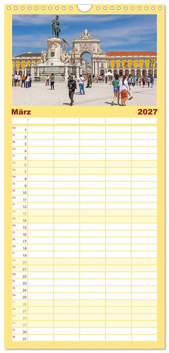 Portugal - Porto, Coimbra, Lissabon (CALVENDO Familienplaner 2027)