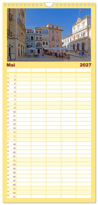 Portugal - Porto, Coimbra, Lissabon (CALVENDO Familienplaner 2027)