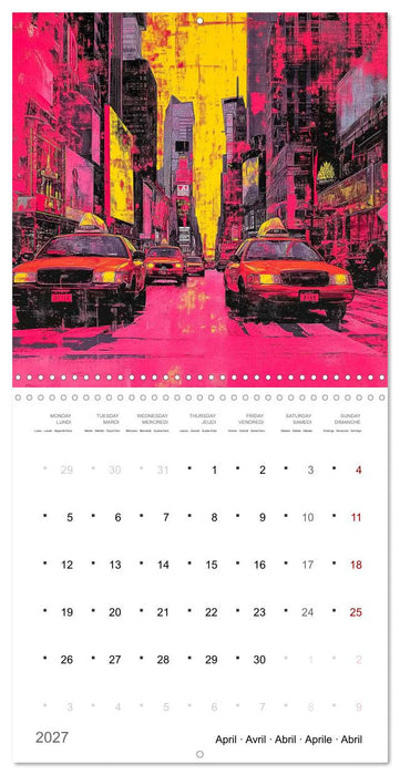 Pop Art New York (CALVENDO Monthly Calendar 2027)
