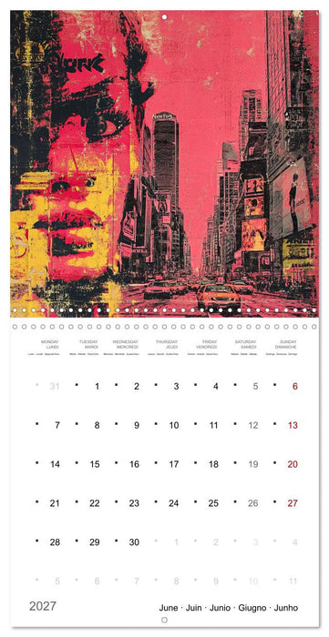 Pop Art New York (CALVENDO Monthly Calendar 2027)